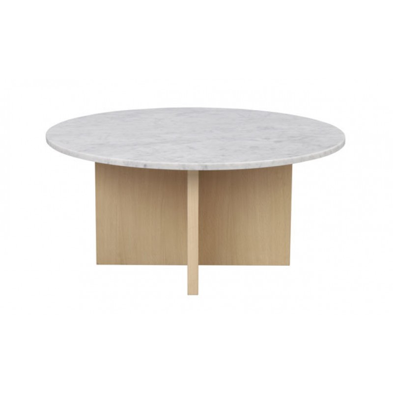 RO Brooksville Coffee Table Round White/Whitewash